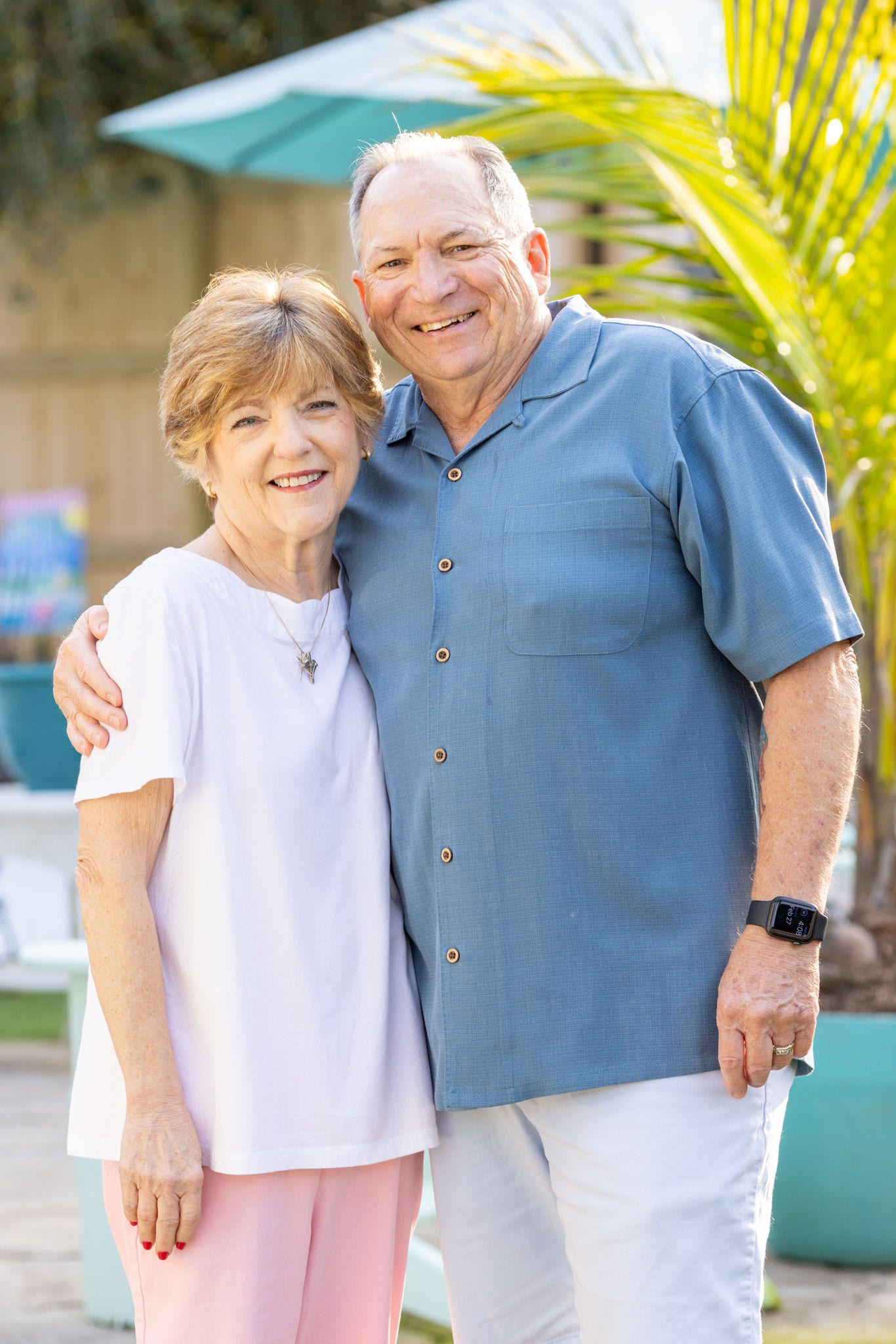 Randy and his wife