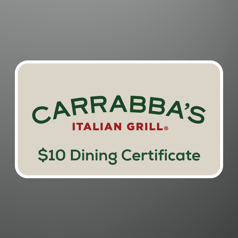 Carrbbas Dining Certificate